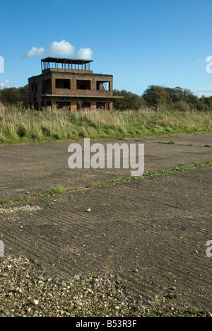 Tour ATC, RAF Coleby Grange, Lincolnshire, Angleterre. Banque D'Images