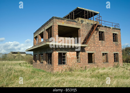 Tour ATC. RAF Coleby Grange, Lincolnshire, Angleterre. Banque D'Images