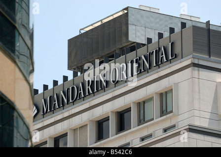 Hôtel Mandarin Oriental, Hong Kong Banque D'Images