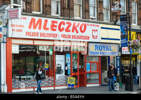 Polish fines à Shepherd Bush s W12 London United Kingdom Banque D'Images