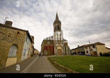 Lupiac, ville de la musée d'Artagnan Gers, dans le sud de la France Banque D'Images