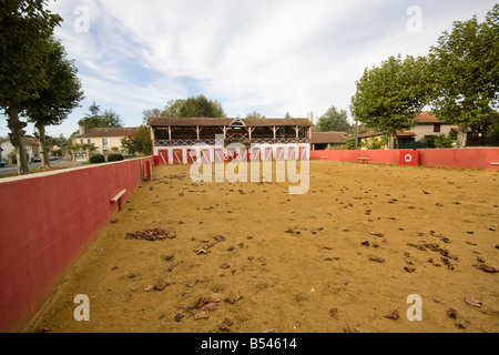 La tauromachie dans Gondrin, Gers, France Banque D'Images