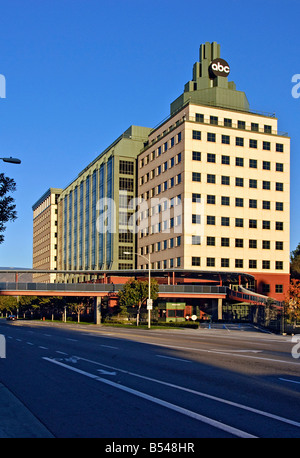 American Broadcasting Company (ABC) Réseau de télévision américain, Burbank CA adjacent à la Walt Disney Studios Banque D'Images