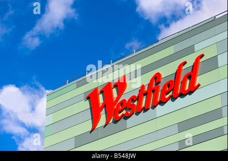 Façade moderne récemment construit de Westfield Shopping Centre Ville Blanche W12 London United Kingdom Banque D'Images