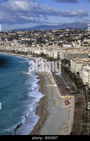 La promenade des Anglais Nice Alpes-Maritimes Côte d'Azur Côte d'azur 06 paca France Europe Banque D'Images