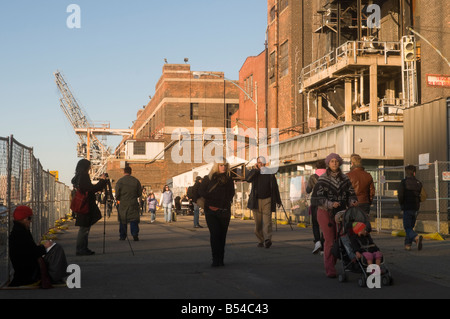 Domino Sugar Refinery in Williamsburg Brooklyn Banque D'Images
