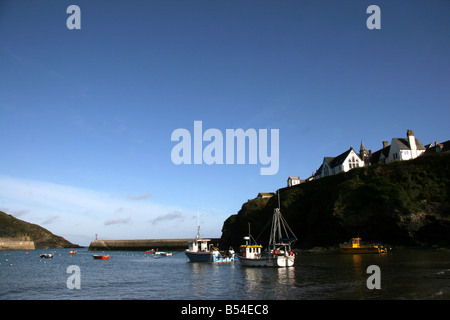 Port de Port Issac à Cornwall en Angleterre Banque D'Images