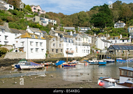 Le port de Cornouailles Polperro Banque D'Images