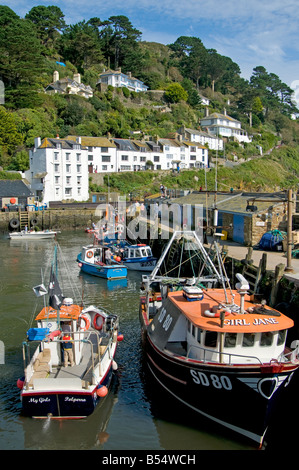 Le port de Cornouailles Polperro Banque D'Images