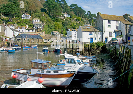 Le port de Cornouailles Polperro Banque D'Images