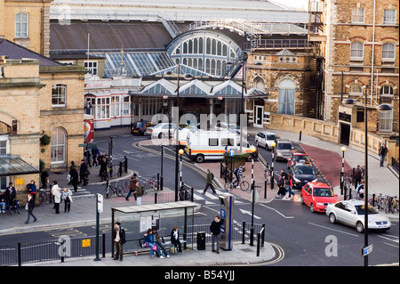 La gare de York en Angleterre, 'Grande-bretagne' Banque D'Images