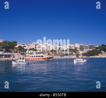 Scène dans Porto Cristo, Côte Est, Majorque, Iles Baléares, Espagne. Banque D'Images