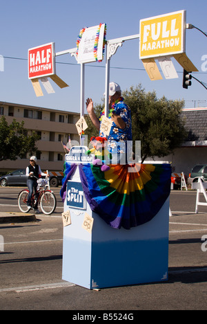 LONG BEACH, CA - octobre 2008. Marathon international de Long Beach en Californie 12 Octobre 2008. Banque D'Images