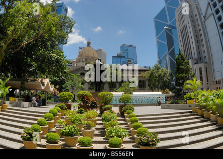 Statue Square, Hong Kong Banque D'Images