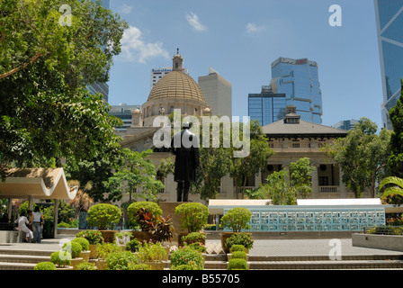 Statue Square, Hong Kong Banque D'Images