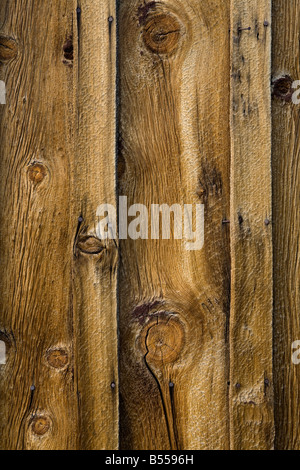 Détail de noueux, bois noueux de Bodie Ghost Town Banque D'Images