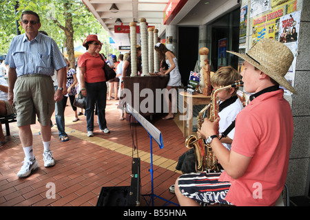 Au Buskers Festival de Musique Country de Tamworth Banque D'Images