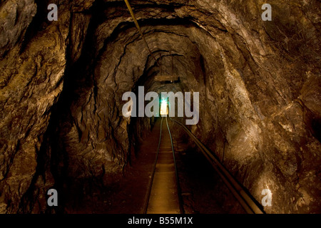 'Tunnel' dans la 'Queen Mine' in 'Bisbee,' 'Arizona' Banque D'Images