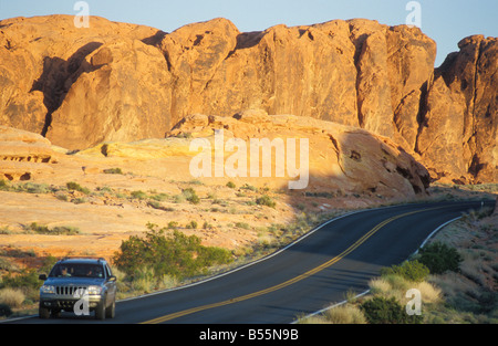 Coupoles blanches à Valley of Fire State Park près de Las Vegas NEVADA USA Banque D'Images