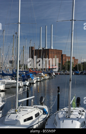 Svanemøllevaerket, de chaleur et d'une gare de Copenhague Danemark- 2008 Banque D'Images