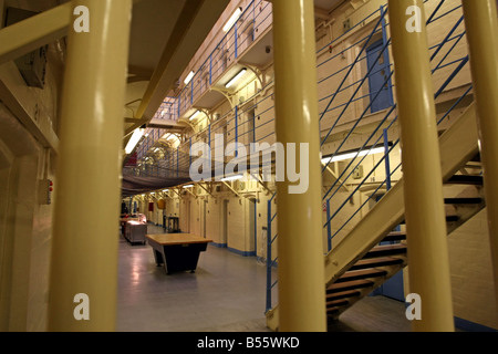 'Un' Hall dans Craiginches dans la prison de la ville d'Aberdeen, Écosse, Royaume-Uni Banque D'Images