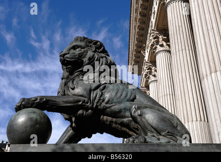 Le parlement espagnol ou Congreso de los Diputados de Madrid Espagne Banque D'Images