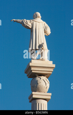 Statue de Christophe Colomb sur Gran Canaria dans les îles Canaries Banque D'Images