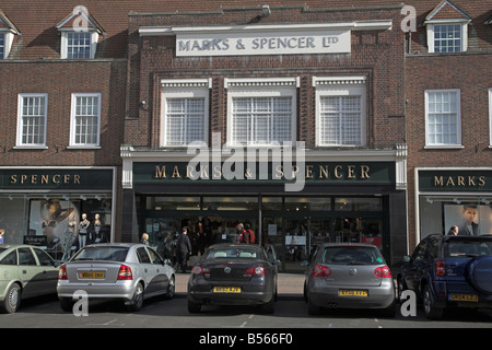 Marks and Spencer department store Bury St Edmunds Suffolk Angleterre Banque D'Images