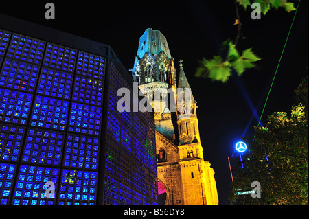 Kaiser-Wilhelm-Gedächtnis-Kirche à Berlin Banque D'Images