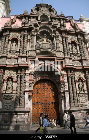 Iglesia de La Merced, Lima, Pérou Banque D'Images