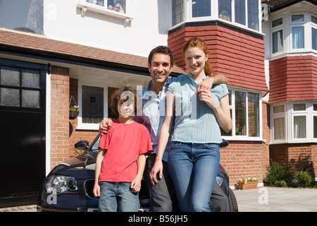 Portrait d'une famille Banque D'Images