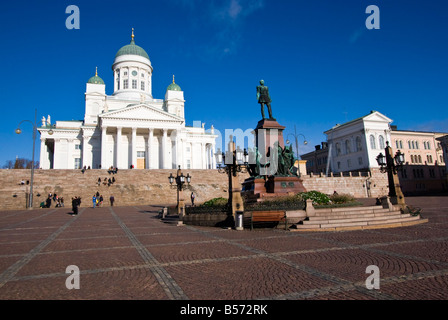 Cathédrale d'Helsinki en Finlande Banque D'Images