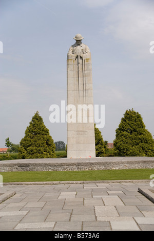 La mémoire des soldats de couvaison pour l'Armée canadienne qui ont souffert sous les attaques de gaz d'avril 1915 dans la Première Guerre mondiale Banque D'Images