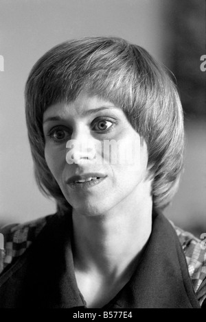 L'actrice Rita Tushingham. Janvier 1975 75-00428 Banque D'Images