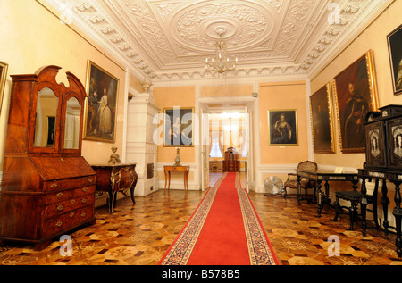 Chambres à l'intérieur de la maison Korniakt sur place du marché, à Lvov, Ukraine. Cet hôtel particulier a été transformé en palais par Jan III Sobieski Banque D'Images