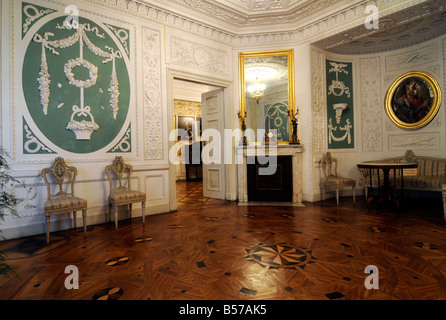 Chambres à l'intérieur de la maison Korniakt sur place du marché, à Lvov, Ukraine. Cet hôtel particulier a été transformé en palais par Jan III Sobieski Banque D'Images