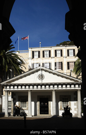 Le Couvent Guard-Room, Main Street, Gibraltar Banque D'Images