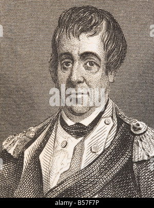 William Barton, 1748 - 1831. Colonel américain dans l'armée continentale pendant la guerre d'indépendance américaine. Banque D'Images