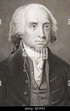 James Madison, 1751 - 1836. Quatrième président des États-Unis d'Amérique,1809 - 1817. Banque D'Images