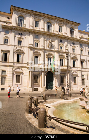 Ambassade du Brésil, également connu sous le nom de Palazzo Pamphili, Piazza Navona, Rome, Italie Banque D'Images