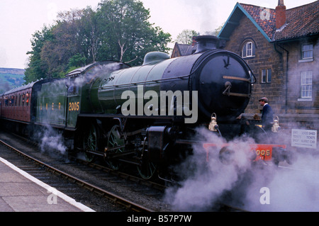 LNER loco 2005, Grosmont, North York Moors Railway Banque D'Images