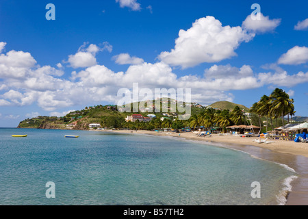 Frigate Bay Beach, Saint-Kitts, Îles sous le vent, Antilles, Caraïbes, Amérique Centrale Banque D'Images