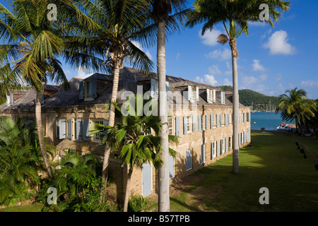 Nelson's Dockyard à English Harbour, Antigua, Iles sous le vent, Antilles, Caraïbes, Amérique Centrale Banque D'Images