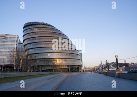 City Hall (édifice de l'Assemblée de Londres) sur Queens Promenade, Londres, Angleterre, Royaume-Uni, Europe Banque D'Images