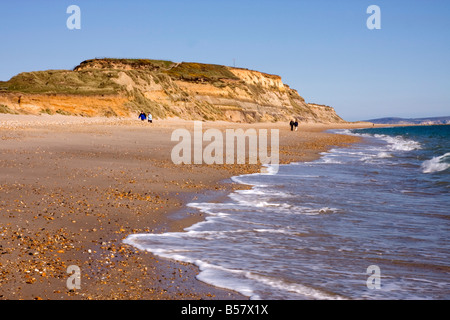 Hengistbury Head et plage, Dorset, Angleterre, Royaume-Uni, Europe Banque D'Images