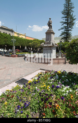 Plaza de la Independencia (Plaza de Armas) à Santiago de Queretaro (Queretaro), site du patrimoine mondial de l'UNESCO, de l'État de Querétaro Banque D'Images