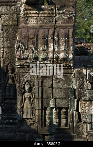 Banteay Kdei temple, Angkor Thom, Angkor, Site du patrimoine mondial de l'UNESCO, Siem Reap, Cambodge, Indochine, Asie du Sud-Est, l'Asie Banque D'Images