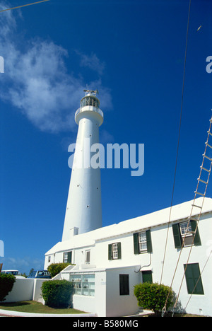 Gibbs Hill lighthouse Bermudes Océan Atlantique Amérique Centrale Banque D'Images