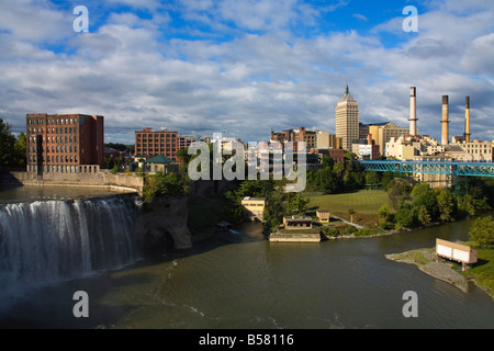 Zone de High Falls, Rochester, état de New York, États-Unis d'Amérique, Amérique du Nord