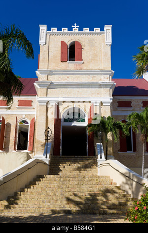 Frederick Lutheran Church, Charlotte Amalie, St Thomas, îles Vierges américaines, Antilles, Caraïbes, Amérique Centrale Banque D'Images